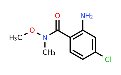 CAS 214971-18-3 | 2-Amino-4-chloro-N-methoxy-N-methyl-benzamide