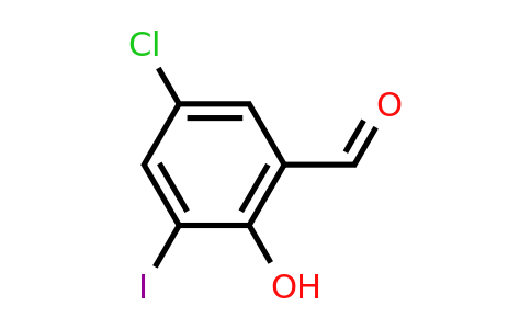 CAS 215124-03-1 | 5-Chloro-2-hydroxy-3-iodobenzaldehyde