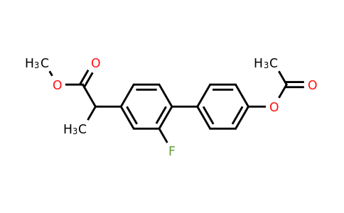CAS 215175-84-1 | 2-(4'-Acetoxy-2-fluoro-biphenyl-4-YL)-propionic acid methyl ester