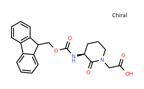 CAS 215190-25-3 | (S)-2-(3-((((9H-Fluoren-9-yl)methoxy)carbonyl)amino)-2-oxopiperidin-1-yl)acetic acid