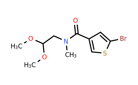 CAS 2152114-83-3 | 5-bromo-N-(2,2-dimethoxyethyl)-N-methyl-thiophene-3-carboxamide