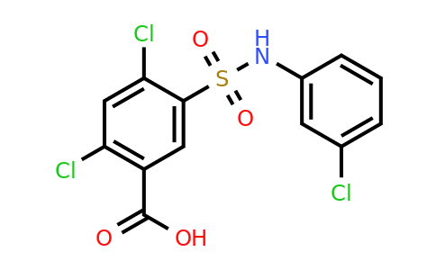 CAS 21525-21-3 | 2,4-dichloro-5-[(3-chlorophenyl)sulfamoyl]benzoic acid