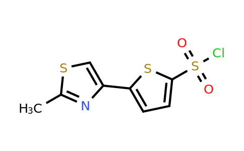 CAS 215434-25-6 | 5-(2-methyl-1,3-thiazol-4-yl)thiophene-2-sulfonyl chloride