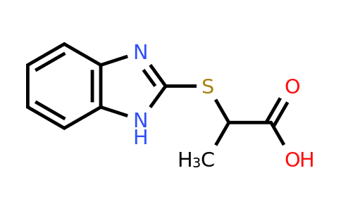 CAS 21547-70-6 | 2-(1H-1,3-benzodiazol-2-ylsulfanyl)propanoic acid
