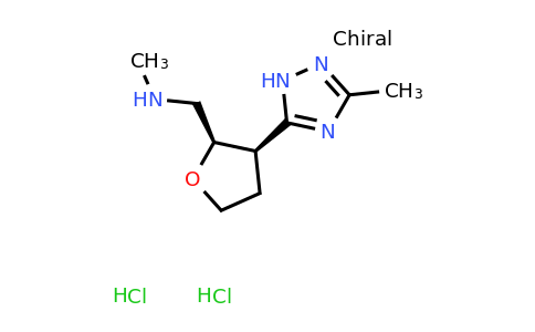 CAS 2155840-09-6 | rac-methyl({[(2R,3R)-3-(3-methyl-1H-1,2,4-triazol-5-yl)oxolan-2-yl]methyl})amine dihydrochloride