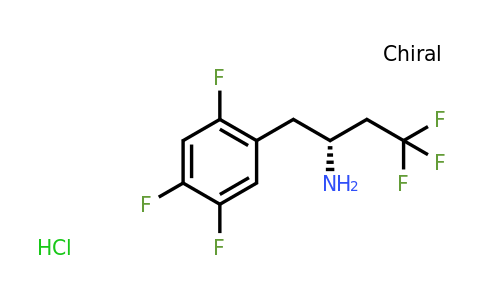 CAS 2155840-22-3 | (2R)-4,4,4-trifluoro-1-(2,4,5-trifluorophenyl)butan-2-amine hydrochloride