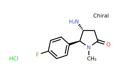 CAS 2155840-24-5 | rac-(4R,5S)-4-amino-5-(4-fluorophenyl)-1-methylpyrrolidin-2-one hydrochloride