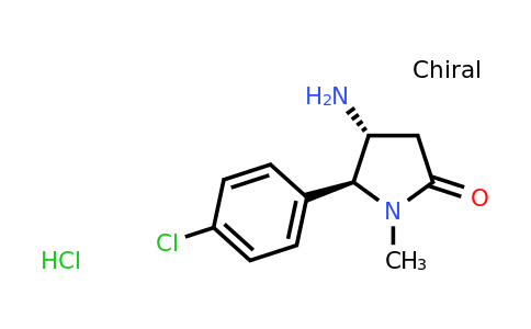 CAS 2155840-47-2 | rac-(4R,5S)-4-amino-5-(4-chlorophenyl)-1-methylpyrrolidin-2-one hydrochloride