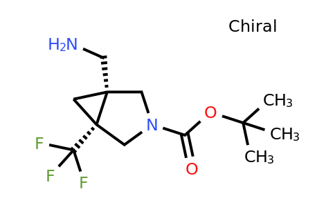 CAS 2155840-58-5 | rac-tert-butyl (1R,5R)-1-(aminomethyl)-5-(trifluoromethyl)-3-azabicyclo[3.1.0]hexane-3-carboxylate