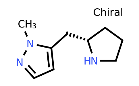 CAS 2155840-61-0 | 1-methyl-5-{[(2S)-pyrrolidin-2-yl]methyl}-1H-pyrazole