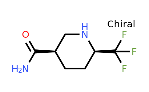 CAS 2155840-67-6 | rac-(3R,6R)-6-(trifluoromethyl)piperidine-3-carboxamide