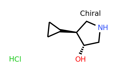 CAS 2155840-77-8 | rac-(3R,4S)-4-cyclopropylpyrrolidin-3-ol hydrochloride