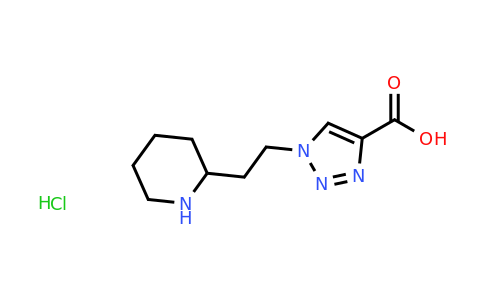 CAS 2155852-07-4 | 1-[2-(piperidin-2-yl)ethyl]-1H-1,2,3-triazole-4-carboxylic acid hydrochloride
