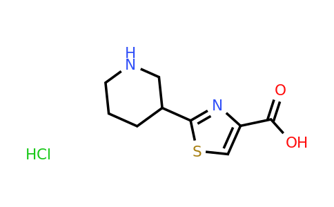CAS 2155852-10-9 | 2-(piperidin-3-yl)-1,3-thiazole-4-carboxylic acid hydrochloride