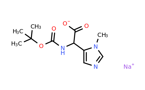 CAS 2155852-46-1 | sodium 2-{[(tert-butoxy)carbonyl]amino}-2-(1-methyl-1H-imidazol-5-yl)acetate