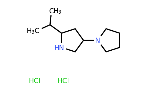 CAS 2155852-69-8 | 2-(propan-2-yl)-4-(pyrrolidin-1-yl)pyrrolidine dihydrochloride