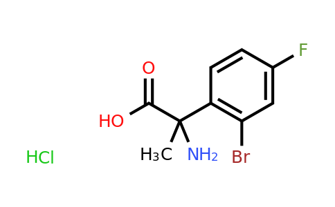 CAS 2155852-74-5 | 2-amino-2-(2-bromo-4-fluorophenyl)propanoic acid hydrochloride