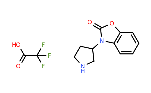 CAS 2155852-75-6 | 3-(pyrrolidin-3-yl)-2,3-dihydro-1,3-benzoxazol-2-one; trifluoroacetic acid
