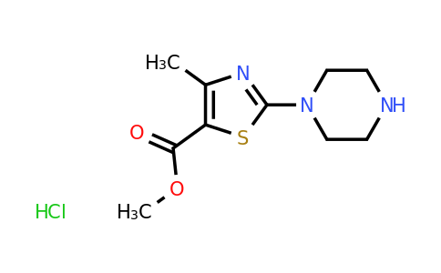CAS 2155852-76-7 | methyl 4-methyl-2-(piperazin-1-yl)-1,3-thiazole-5-carboxylate hydrochloride