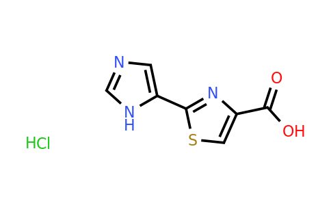 CAS 2155852-83-6 | 2-(1H-imidazol-5-yl)-1,3-thiazole-4-carboxylic acid hydrochloride