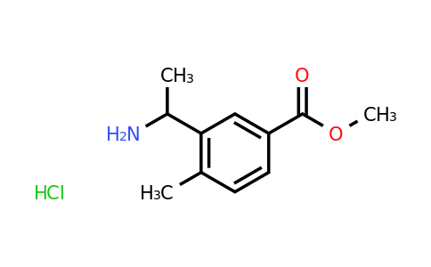 CAS 2155852-86-9 | methyl 3-(1-aminoethyl)-4-methylbenzoate hydrochloride