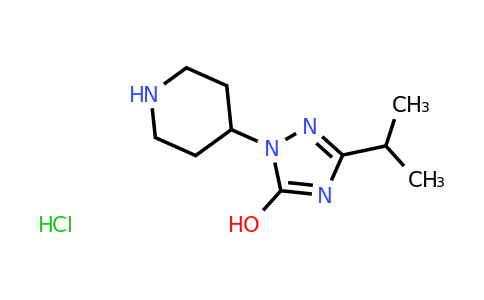 CAS 2155852-96-1 | 1-(piperidin-4-yl)-3-(propan-2-yl)-1H-1,2,4-triazol-5-ol hydrochloride