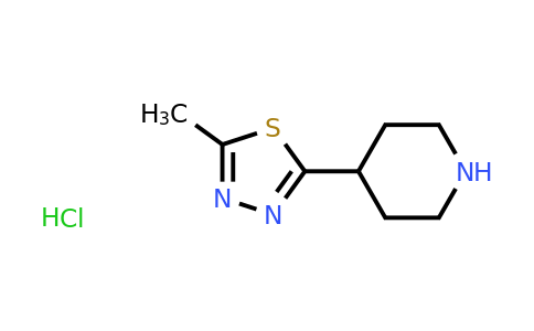 CAS 2155853-01-1 | 4-(5-methyl-1,3,4-thiadiazol-2-yl)piperidine hydrochloride