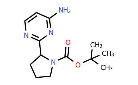 CAS 2155853-06-6 | tert-butyl 2-(4-aminopyrimidin-2-yl)pyrrolidine-1-carboxylate