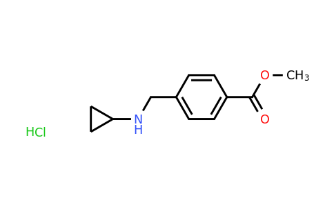 CAS 2155853-15-7 | methyl 4-[(cyclopropylamino)methyl]benzoate hydrochloride