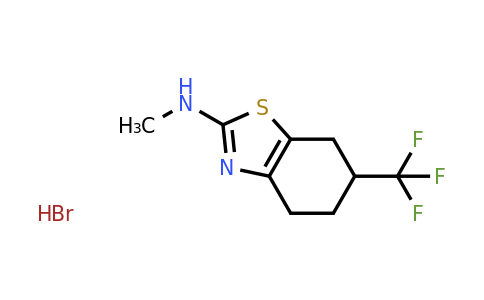 CAS 2155854-80-9 | N-methyl-6-(trifluoromethyl)-4,5,6,7-tetrahydro-1,3-benzothiazol-2-amine hydrobromide