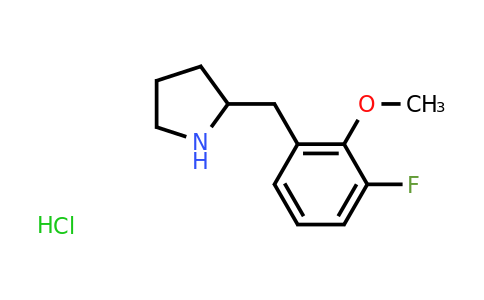 CAS 2155854-81-0 | 2-[(3-fluoro-2-methoxyphenyl)methyl]pyrrolidine hydrochloride