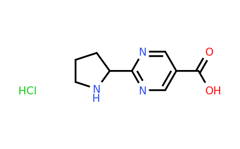 CAS 2155854-87-6 | 2-(pyrrolidin-2-yl)pyrimidine-5-carboxylic acid hydrochloride