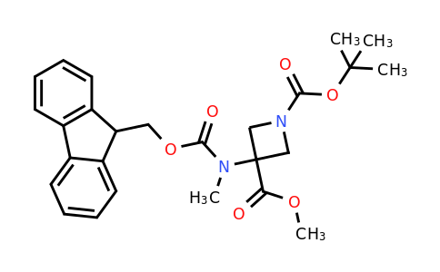 CAS 2155854-95-6 | 1-tert-butyl 3-methyl 3-({[(9H-fluoren-9-yl)methoxy]carbonyl}(methyl)amino)azetidine-1,3-dicarboxylate