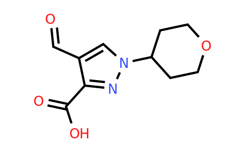 CAS 2155855-14-2 | 4-formyl-1-(oxan-4-yl)-1H-pyrazole-3-carboxylic acid