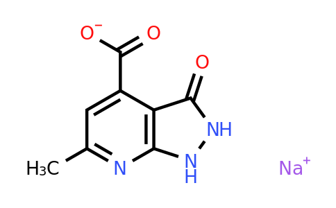 CAS 2155855-19-7 | sodium 6-methyl-3-oxo-1H,2H,3H-pyrazolo[3,4-b]pyridine-4-carboxylate