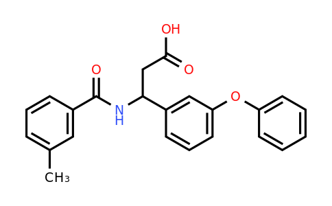 CAS 2155855-23-3 | 3-[(3-methylphenyl)formamido]-3-(3-phenoxyphenyl)propanoic acid