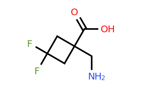 CAS 2155855-28-8 | 1-(aminomethyl)-3,3-difluoro-cyclobutanecarboxylic acid