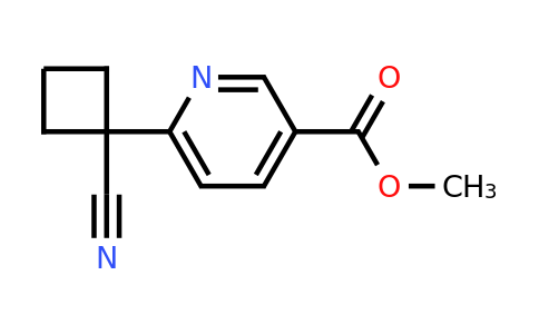 CAS 2155855-35-7 | methyl 6-(1-cyanocyclobutyl)pyridine-3-carboxylate