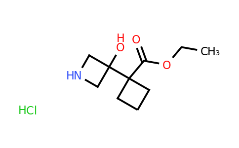 CAS 2155855-37-9 | ethyl 1-(3-hydroxyazetidin-3-yl)cyclobutane-1-carboxylate hydrochloride