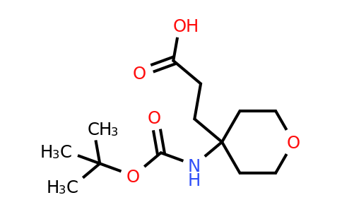CAS 2155855-45-9 | 3-(4-{[(tert-butoxy)carbonyl]amino}oxan-4-yl)propanoic acid