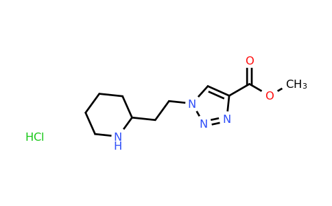 CAS 2155855-48-2 | methyl 1-[2-(piperidin-2-yl)ethyl]-1H-1,2,3-triazole-4-carboxylate hydrochloride