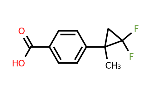 CAS 2155855-53-9 | 4-(2,2-difluoro-1-methylcyclopropyl)benzoic acid