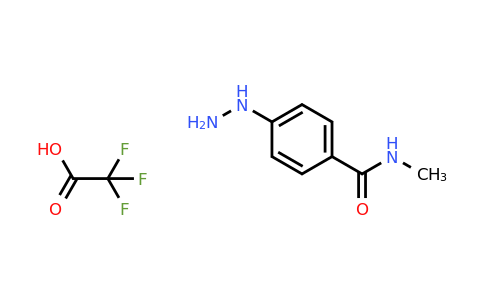 CAS 2155855-82-4 | 4-hydrazinyl-N-methylbenzamide; trifluoroacetic acid