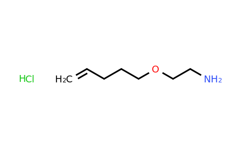 CAS 2155855-93-7 | 2-(pent-4-en-1-yloxy)ethan-1-amine hydrochloride