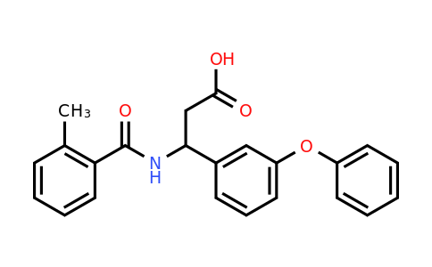 CAS 2155856-17-8 | 3-[(2-methylphenyl)formamido]-3-(3-phenoxyphenyl)propanoic acid