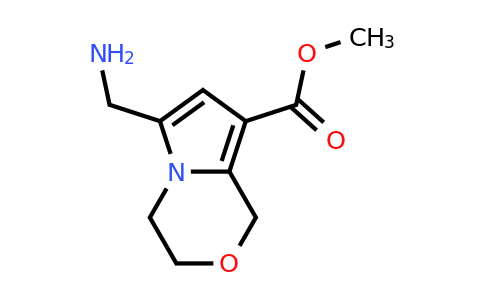 CAS 2155856-18-9 | methyl 6-(aminomethyl)-1H,3H,4H-pyrrolo[2,1-c][1,4]oxazine-8-carboxylate