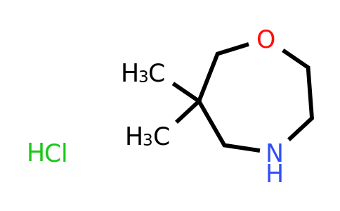 CAS 2155856-25-8 | 6,6-dimethyl-1,4-oxazepane hydrochloride