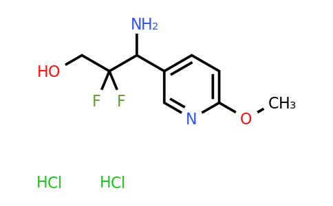 CAS 2155856-26-9 | 3-amino-2,2-difluoro-3-(6-methoxypyridin-3-yl)propan-1-ol dihydrochloride
