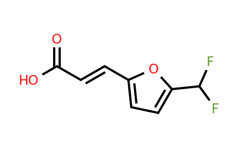 CAS 2155873-12-2 | (2E)-3-[5-(difluoromethyl)furan-2-yl]prop-2-enoic acid