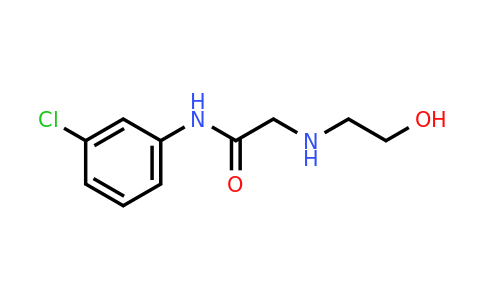CAS 215649-70-0 | N-(3-Chlorophenyl)-2-((2-hydroxyethyl)amino)acetamide